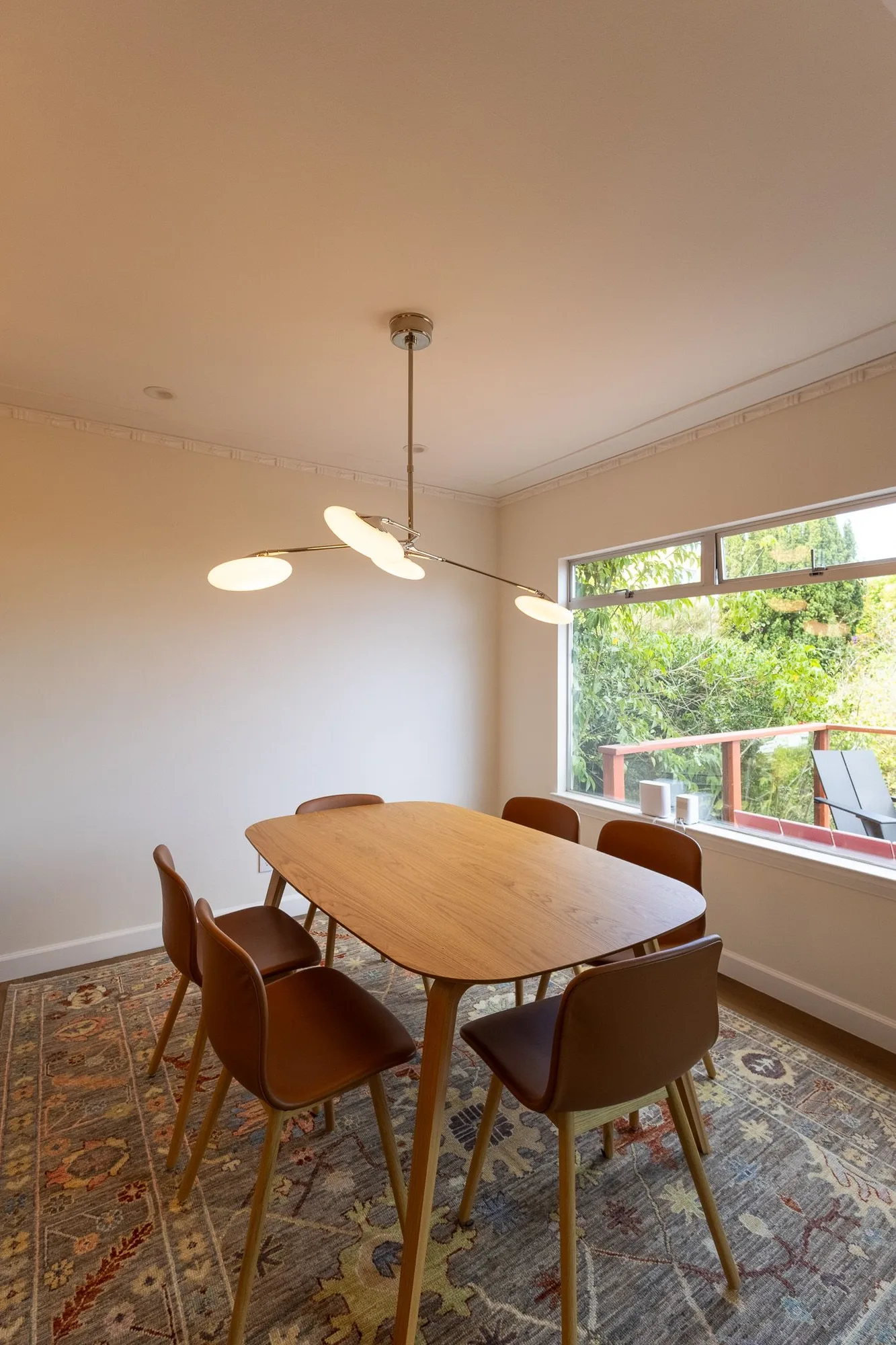 Dining room with a view