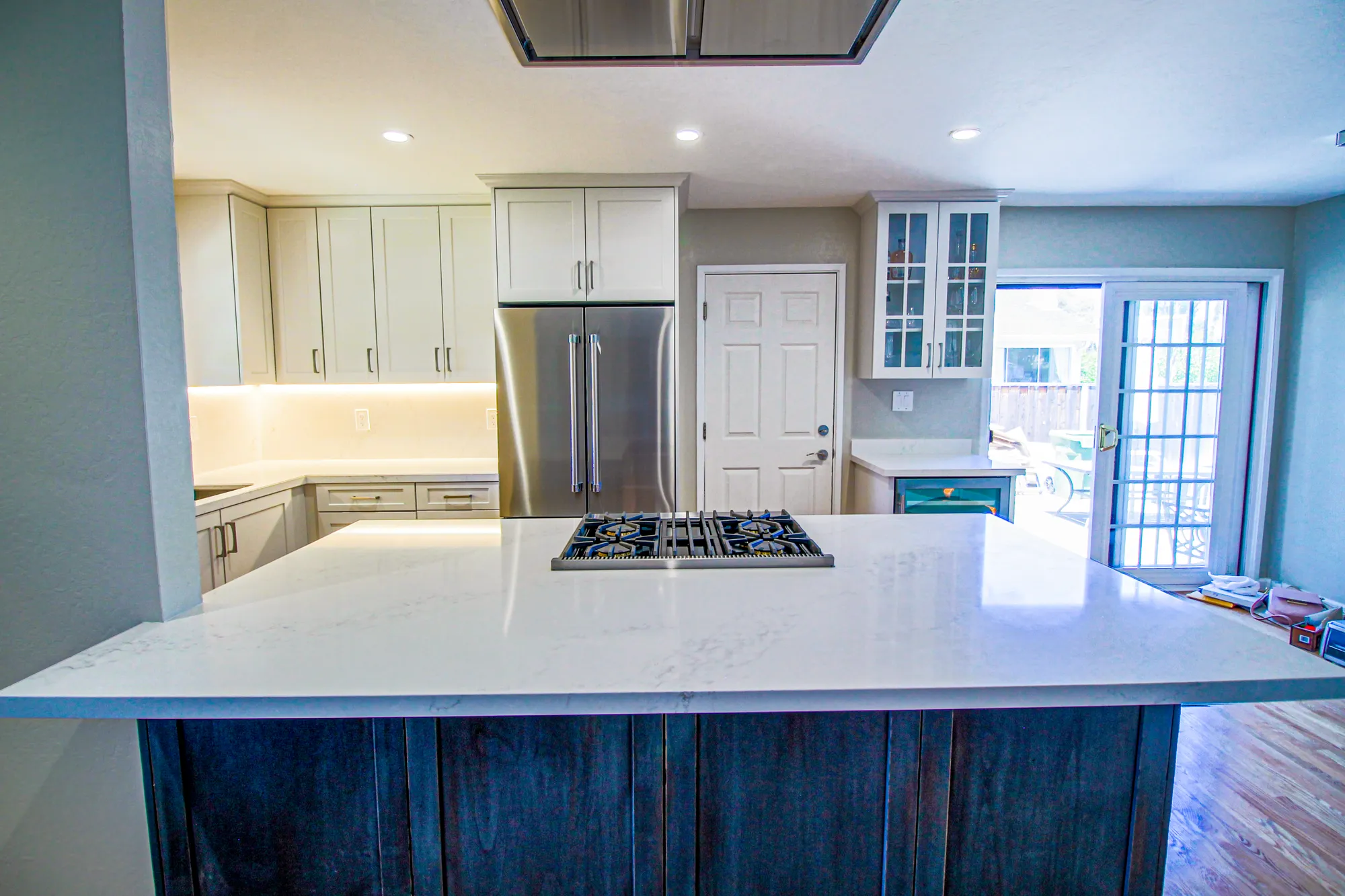 Navy island kitchen